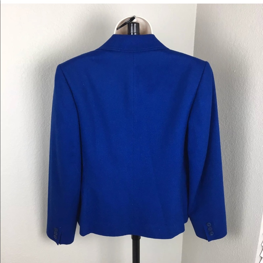 Pendleton Size 10 Large Virgin Wool Blue Jacket - image 4